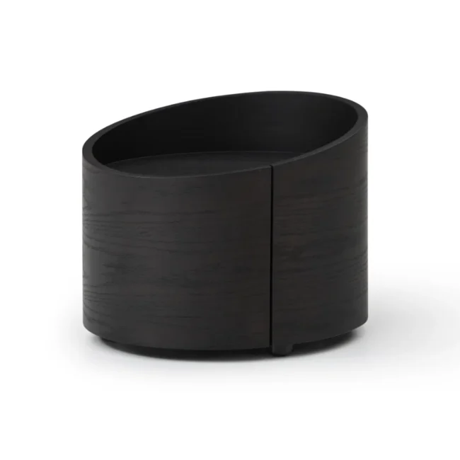 Lantine 280 Dining Table - Black Oak & Brass