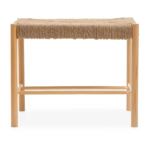 Andar Natural Rope Weave Small Bench