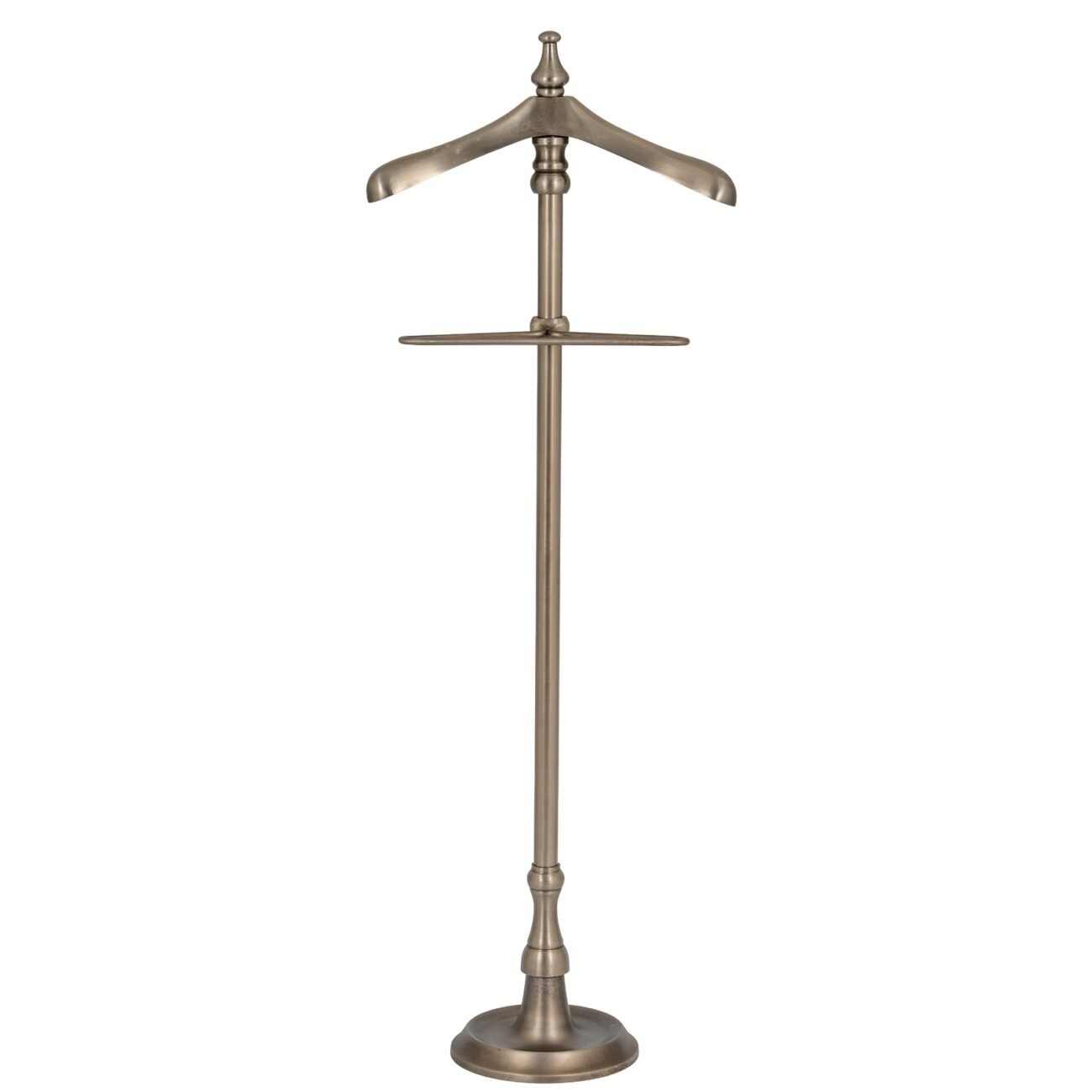 Antiqued Silver Valet Stand Antiqued Silver Valet Stand