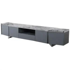 Arboh Grey Marble Top Media Unit