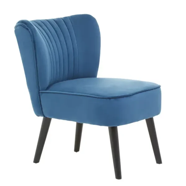 Argen Park Blue Velvet Chair