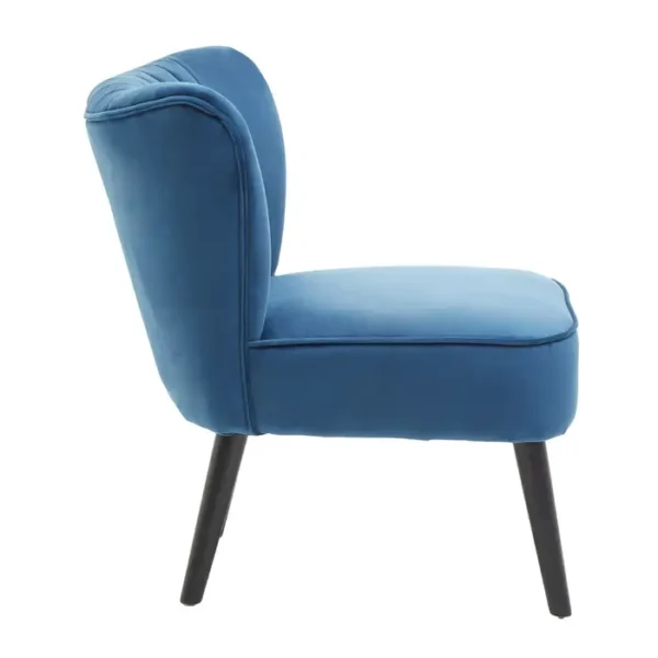 Argen Park Blue Velvet Chair - Image 3