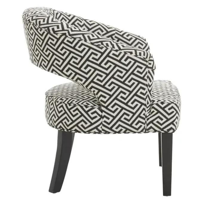 Argen Park Greek Key design Cutout Lounge Chair2