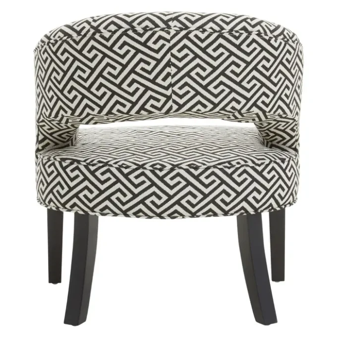 Argen Park Greek Key design Cutout Lounge Chair3