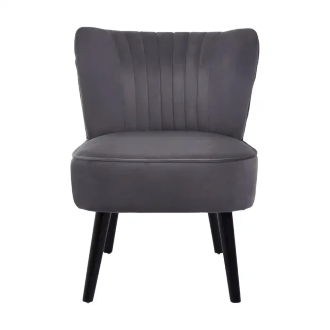 Argen Park Grey Velvet Chair1