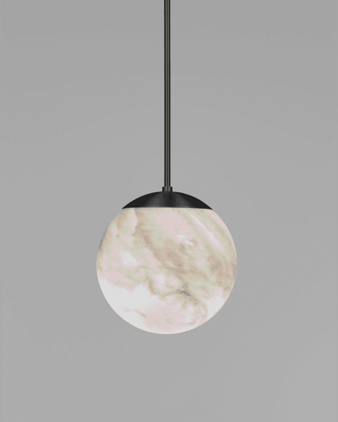 Globe Marble Single Pendant Light
