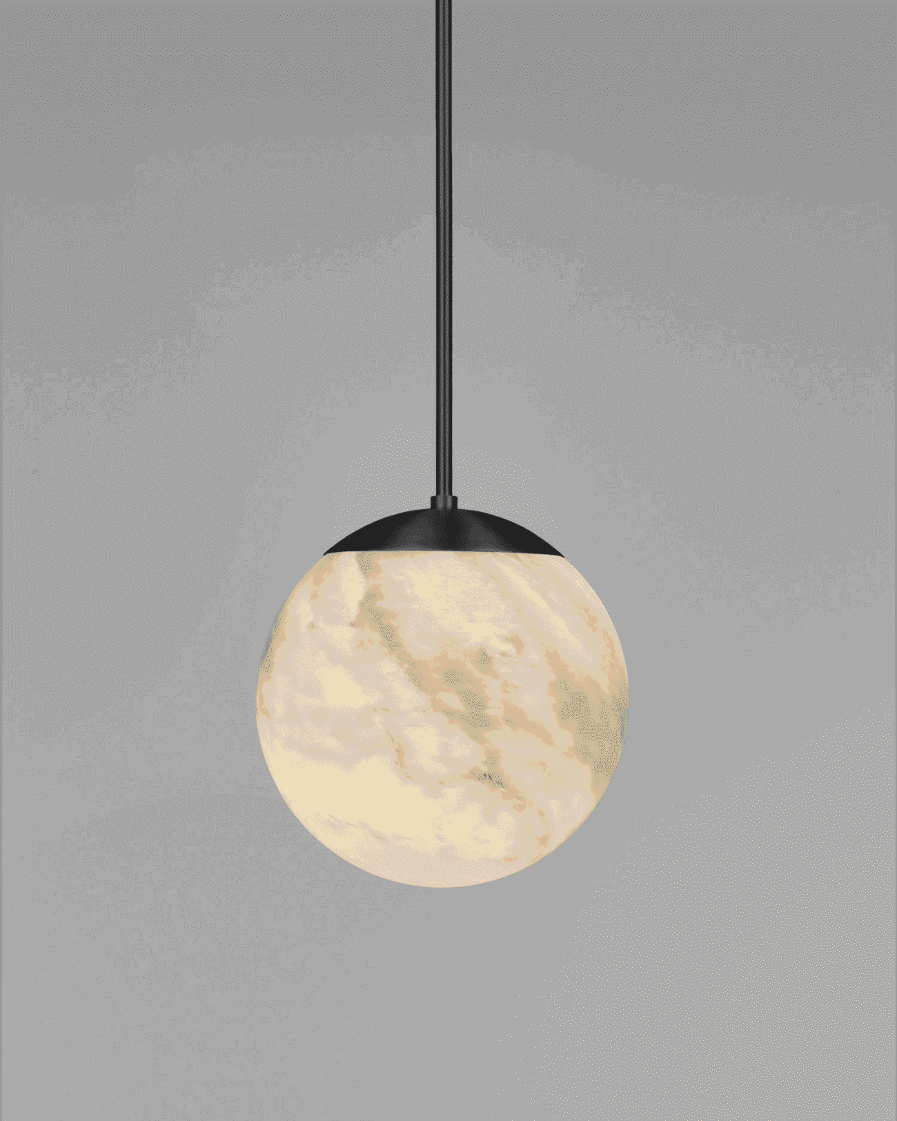 Globe Marble Single Pendant Light
