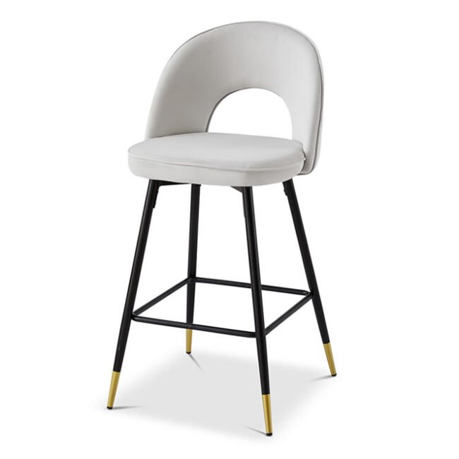 Hoxton Bar Stool in Grey