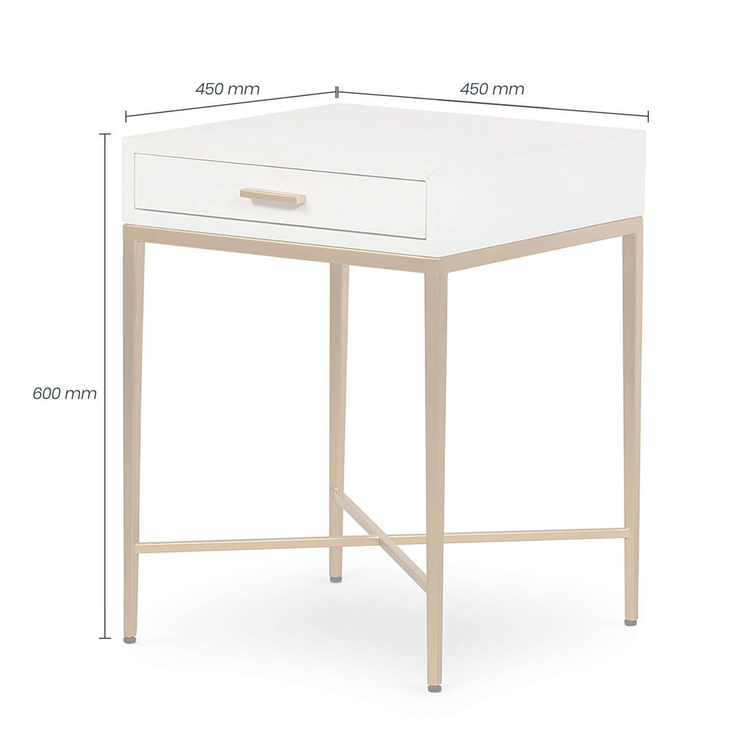 Berkeley Bedside | White