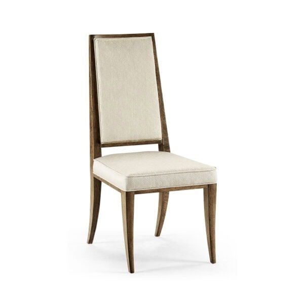 Barcelona Upholstered Walnut Dining Chair Skipper