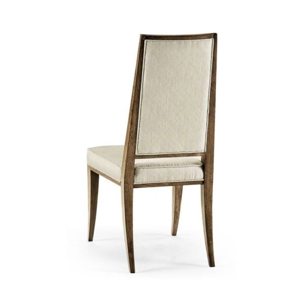 Barcelona Upholstered Walnut Dining Chair Skipper2