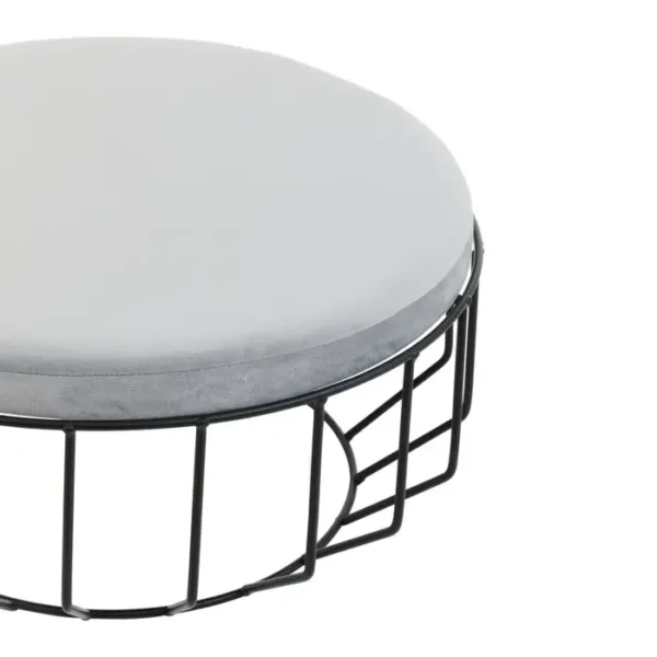 Barnes Round Cage Stool1