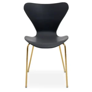 Bathurst Dining Chair With Black Seat