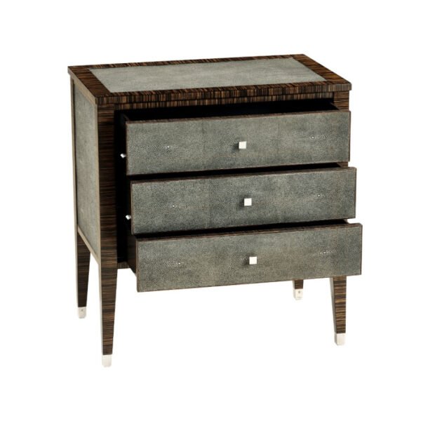 Bedside Chest of Drawers Shagreen1