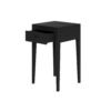 Radford Bedside | Black | 1 Drawer - Image 2