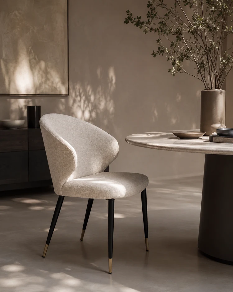 Bellroy Dining Chair - Light Beige Bellroy Dining Chair - Light Beige