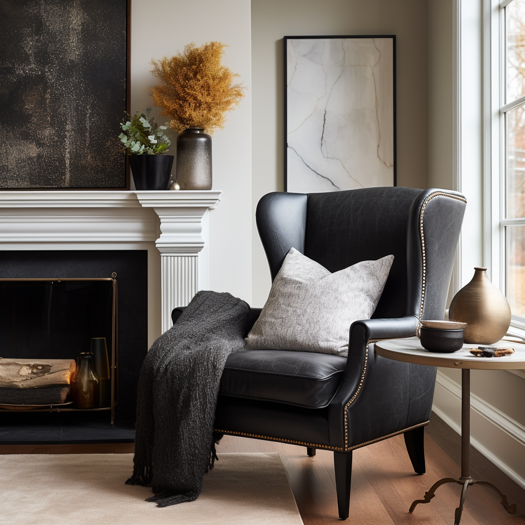 Black Accent Chair