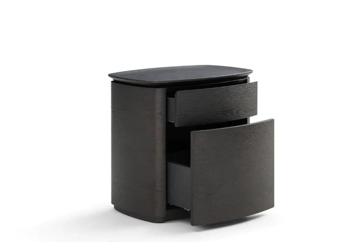 Blade Bedside Table - Smoke Oak Blade Bedside Table - Smoke Oak