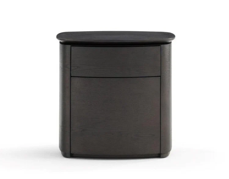 Blade Bedside Table - Smoke Oak Blade Bedside Table - Smoke Oak