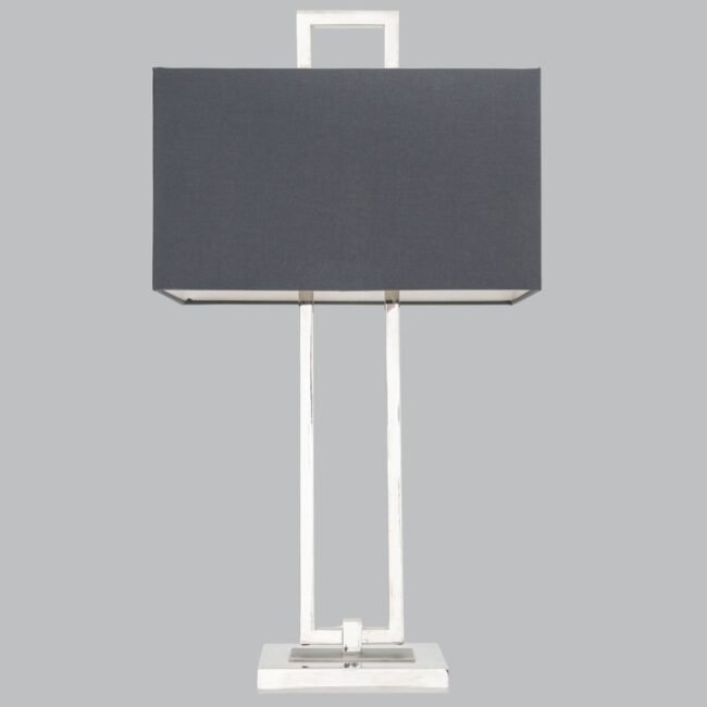 Breckland Nickel Finish Table Lamp