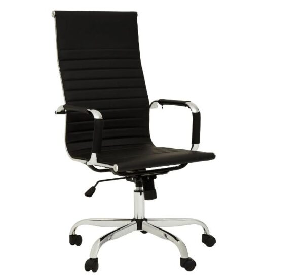 BRENT BLACK HIGH BACK HOME OFFICE CHAIR
