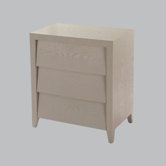 Brio Ceramic Grey Finish Chest of Drawers