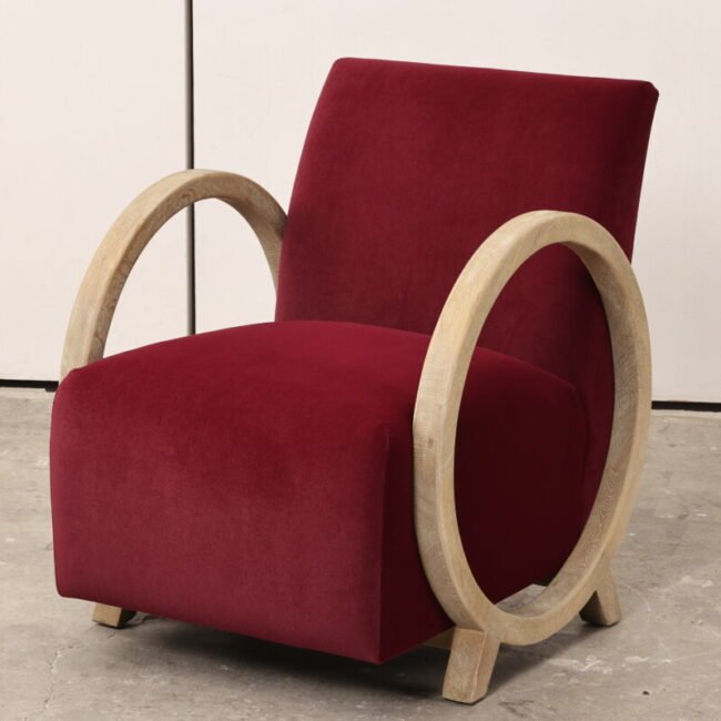 Wick Club Chair Plum 2
