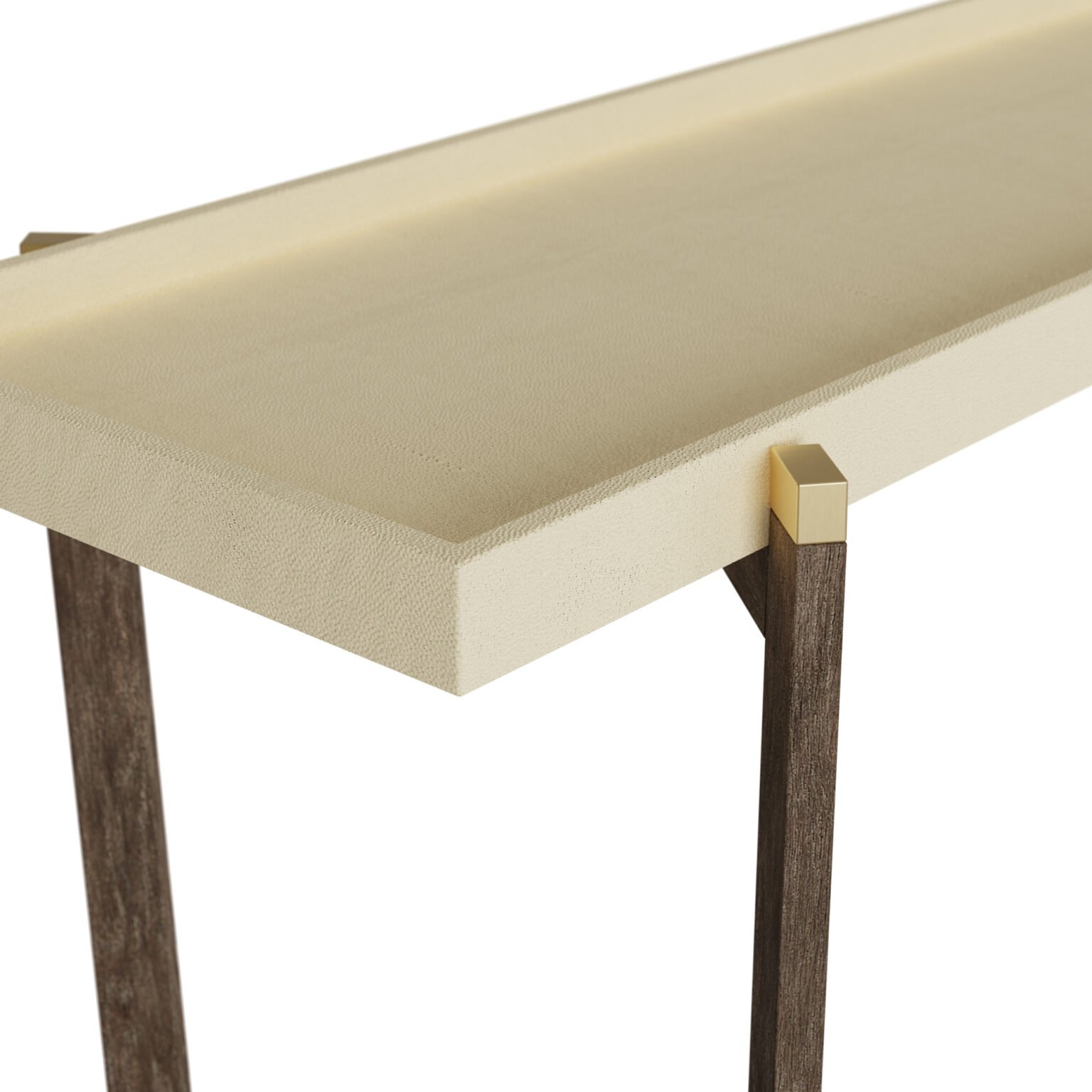 Hambledon Console | Cream Shagreen Hambledon Console | Cream Shagreen