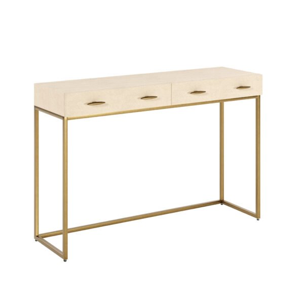 Hampton Console | Ivory Shagreen - Image 2