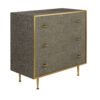 Hampton Chest of Drawers | Grey Shagreen - Image 3