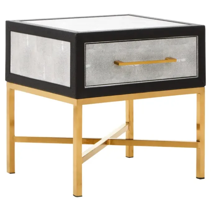 Carres 1 Drawer Side Table1