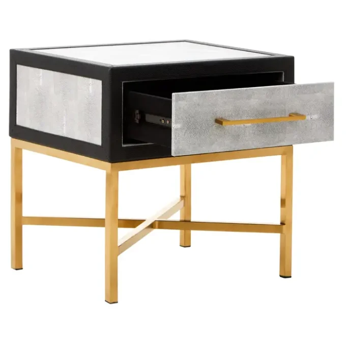 Carres 1 Drawer Side Table2