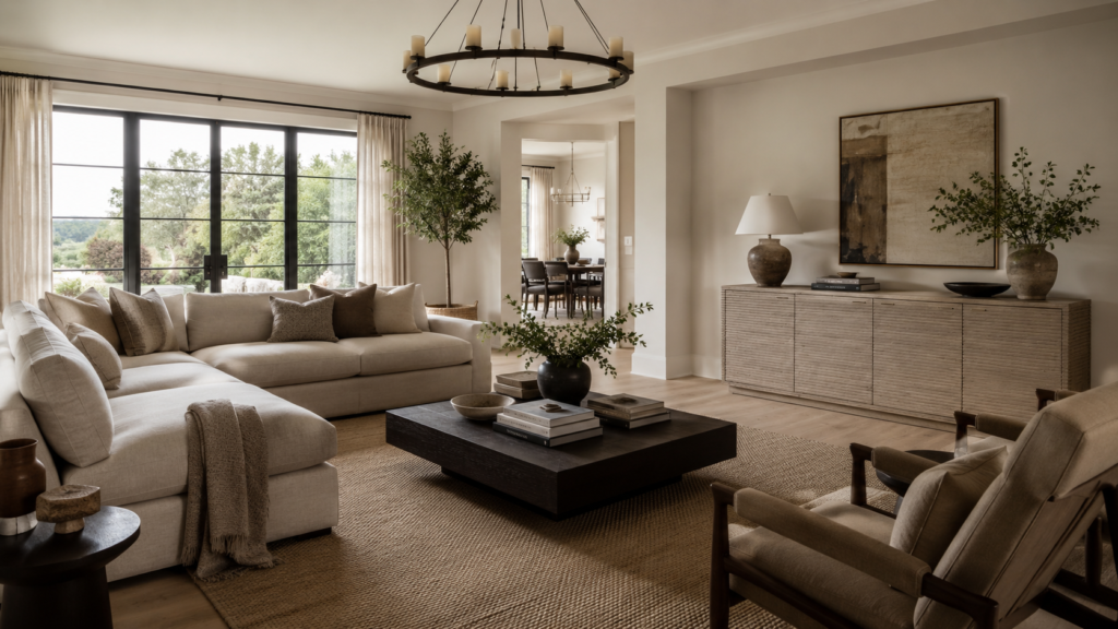 oak sideboard ideas for a luxury living room