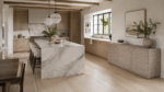 oak sideboard in a luxury home