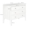 Radford Chest of Drawers | White - Image 4