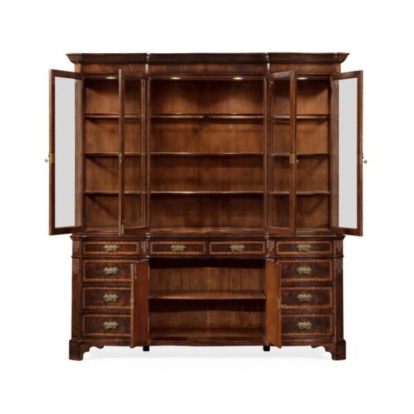 China Cabinet Architrave in Mahogany1