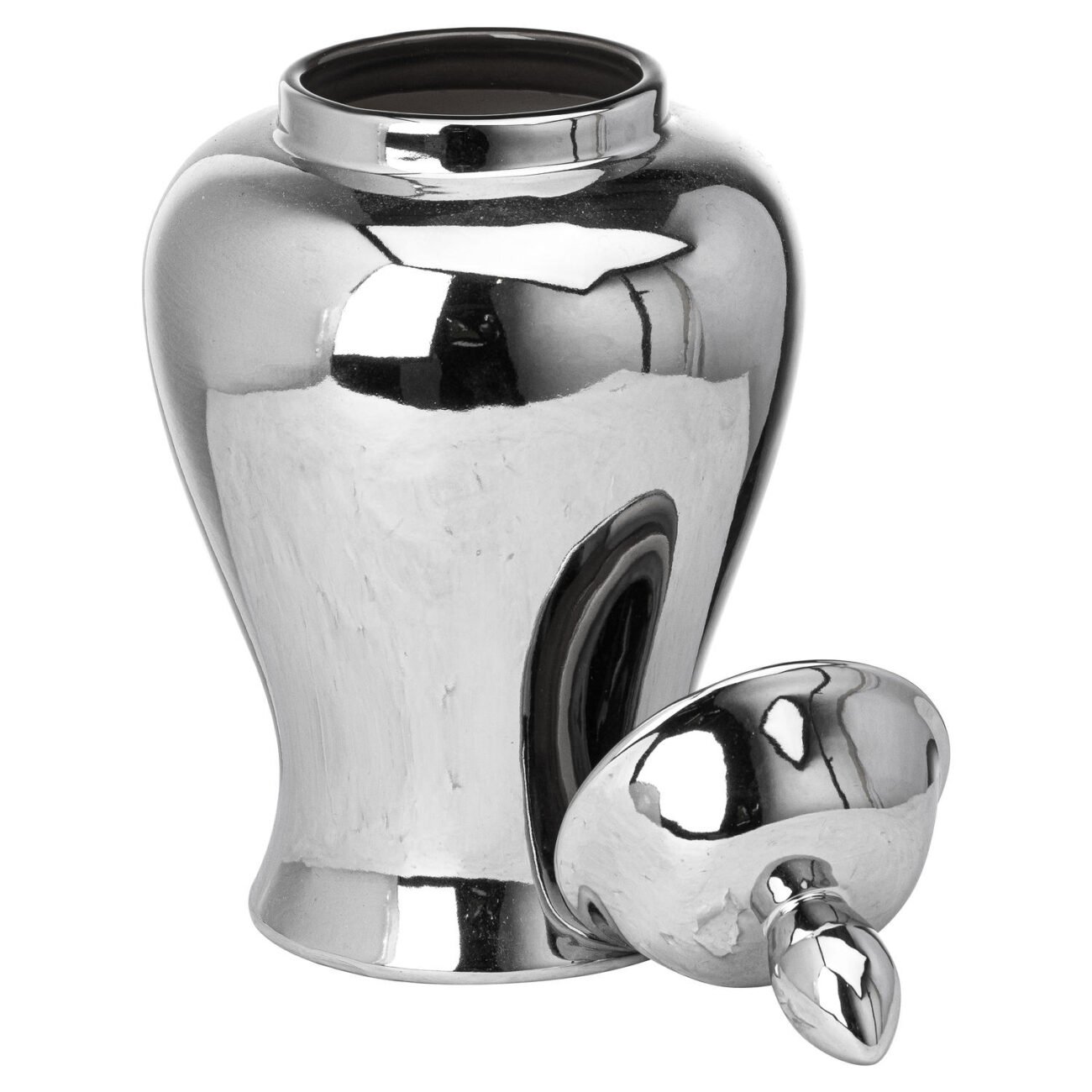 Chrome Ginger Jar Chrome Ginger Jar