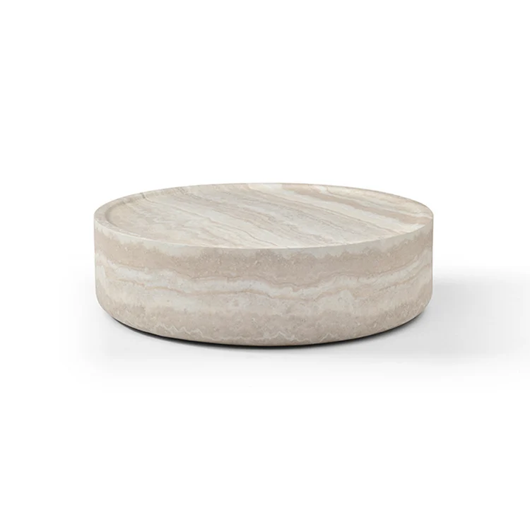 Ciladro Coffee Table - Faux Travertine - Medium Ciladro Coffee Table - Faux Travertine - Medium