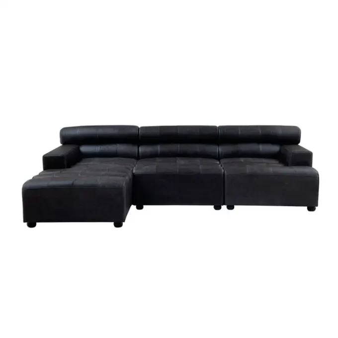Claren Left Arm Leather Seat Sofa1