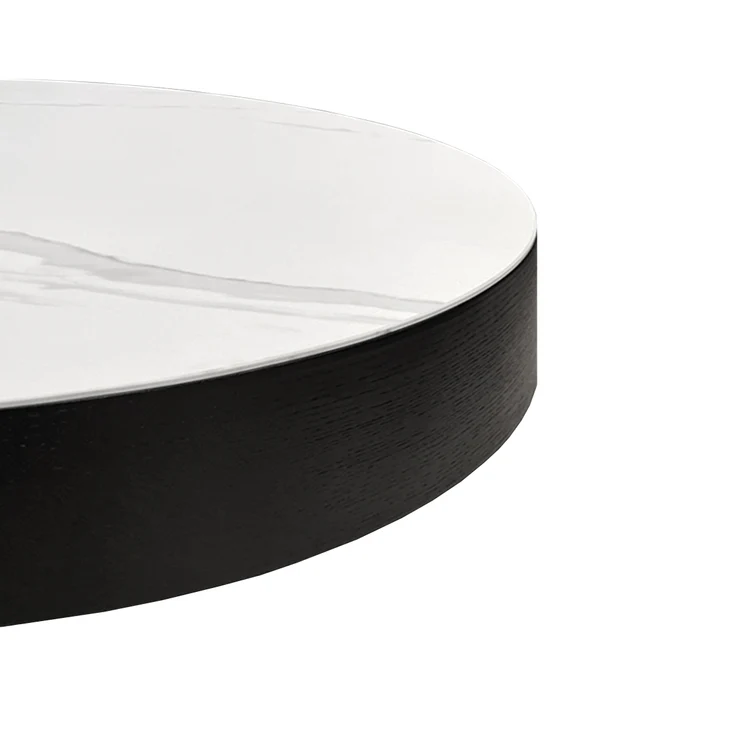 Coin Coffee Table - White Marble Coin Coffee Table - White Marble