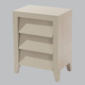 Colwyn Ceramic Grey Finish Bedside Table