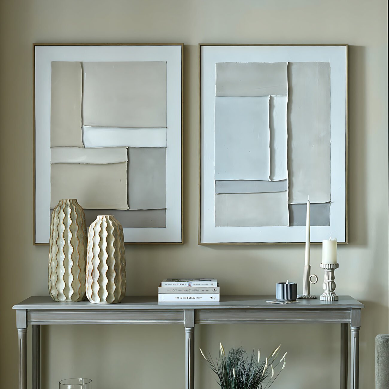 Contempo Beta Framed Painting On Canvas Contempo Beta Framed Painting On Canvas