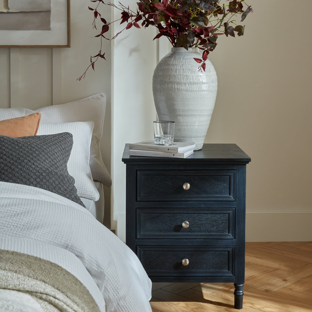 Contour Collection 3 Drawer Side Table Contour Collection 3 Drawer Side Table