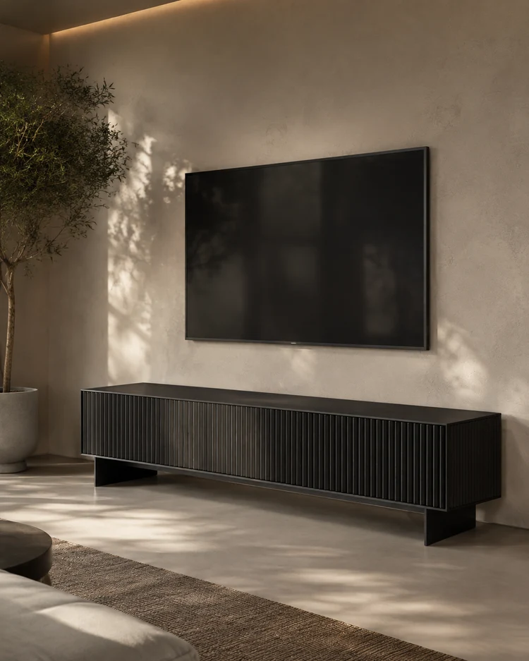 Costine TV Unit - Smoke Oak Costine TV Unit - Smoke Oak