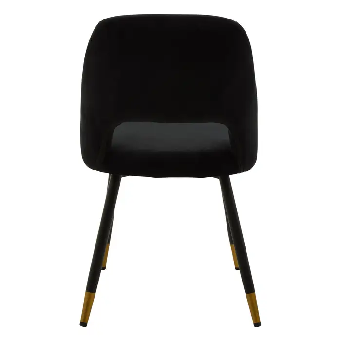 Crestfield Black Velvet Dining Chair Crestfield Black Velvet Dining Chair3