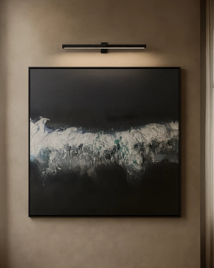 Dark Lake Oil Painting Dark Lake Oil Painting