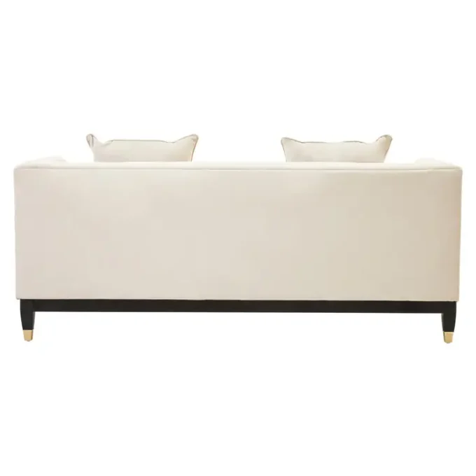 Deali 2 Seat Ivory Fabric Sofa3