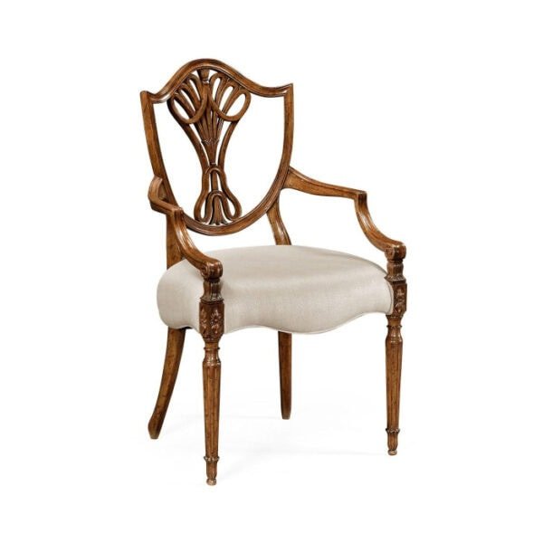 Dining Armchair Sheraton in Light Mahogany