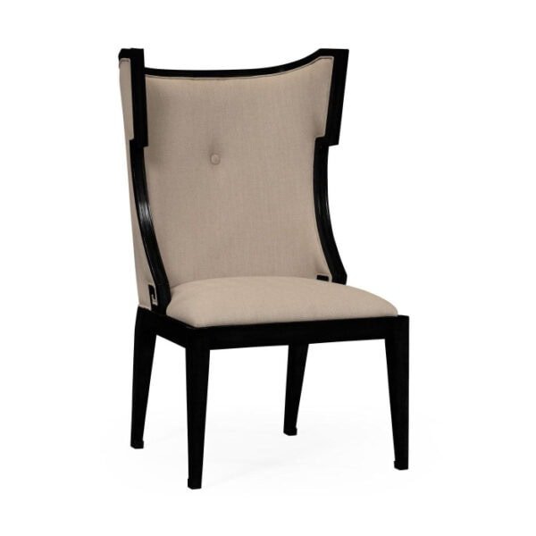 Dining Chair Greek Revival Painted Black