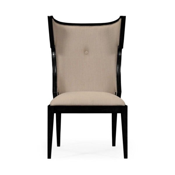 Dining Chair Greek Revival Painted Black1